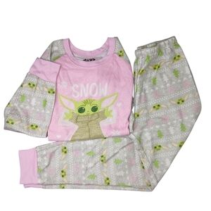 Star Wars Girls Pajamas Set Of Long Sleeve Top And Pants